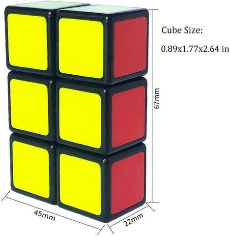 QiYi 1x2x3 Speed Cube, Black-Base
