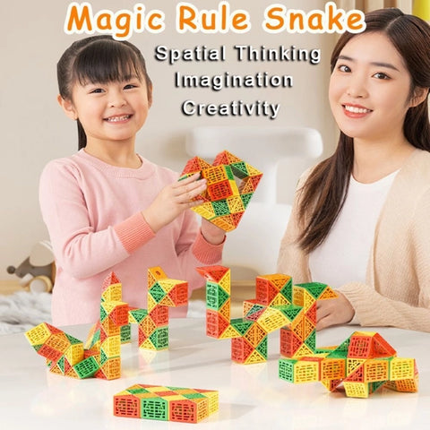 QiYi Geometric Magic Snake Cube (48 Blocks)