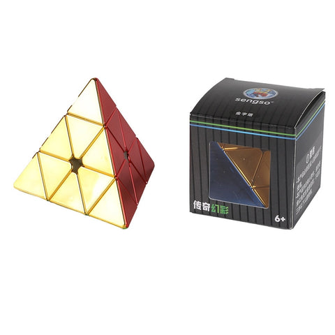 Sengso Pyraminx Metallic Speed Cube (Steel Ball)