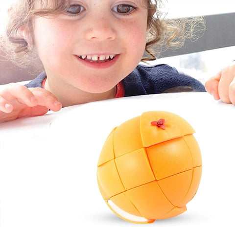 Fruit Cube Orange Shaped Magic Puzzle