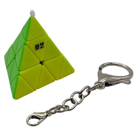 QiYi Mini Pyraminx Keychain Cube