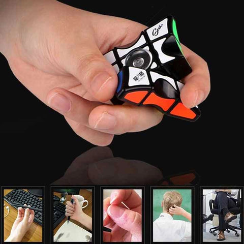 QiYi 1X3X3 Spinner Cube Super Floppy Black-base