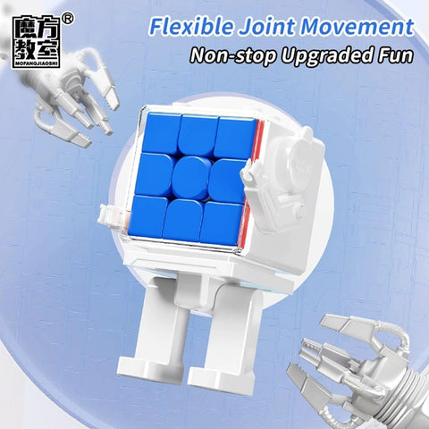 MoYu 3M 3x3 Magnetic Cube + Robot Toy Display Box