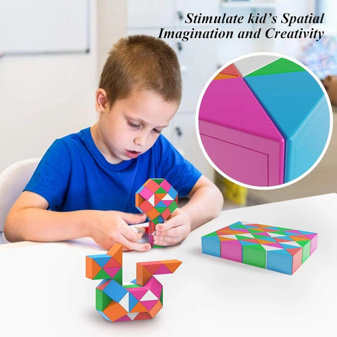 QiYi Magic Snake Cube Puzzle (48 Blocks)
